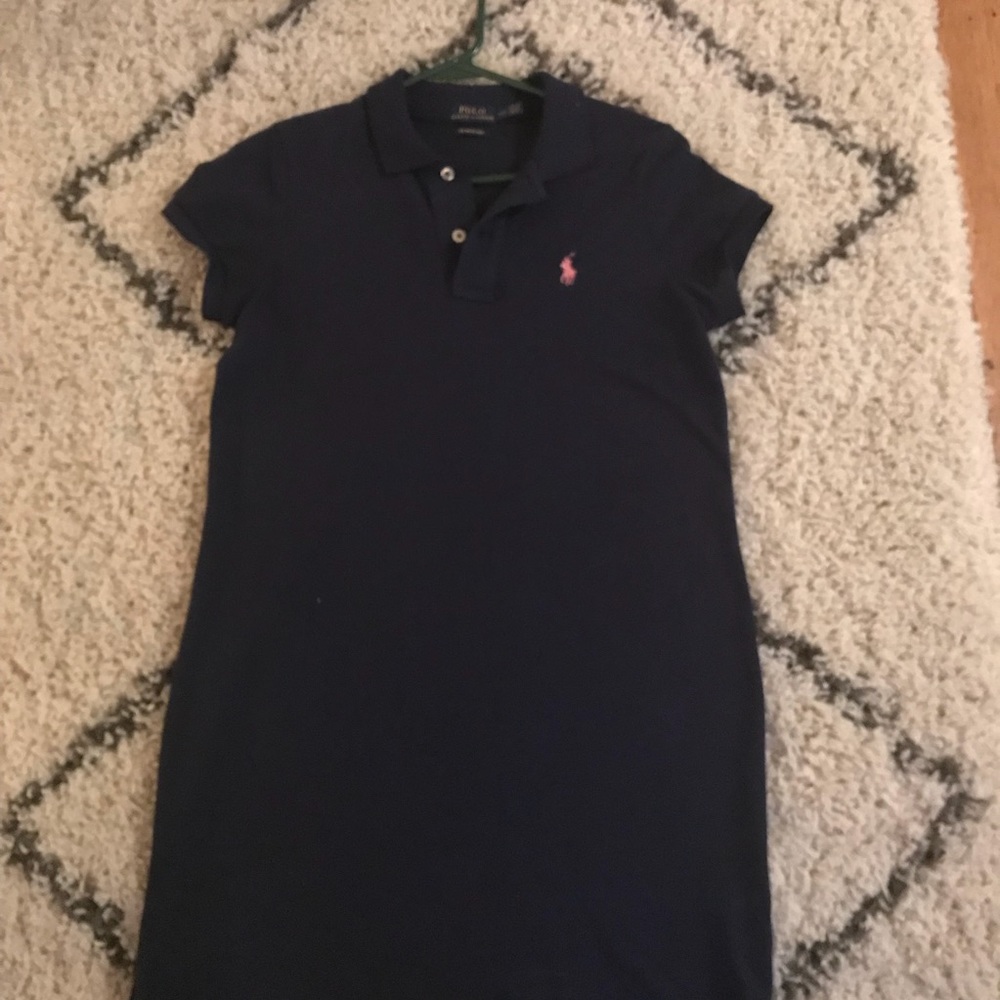Navy Polo Dress